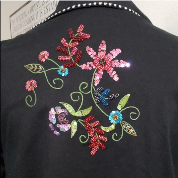 Faith Vintage Beaded Floral Jacket - Picture 2 of 13